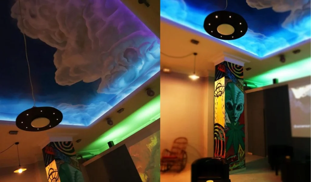 Relaxed gathering at Green Dream Club location